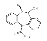 反式-10,11-二氢-10,11-二羟基卡马西平 结构式