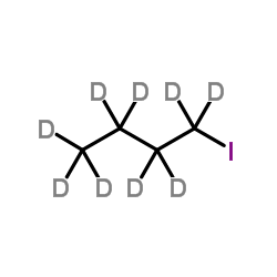 碘丁烷-D9 结构式