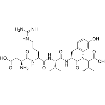 血管紧张素I/II (1-5) 结构式