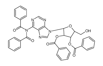 N6-二苯甲酰基腺苷-2’,3’-二苯甲酸酯 结构式