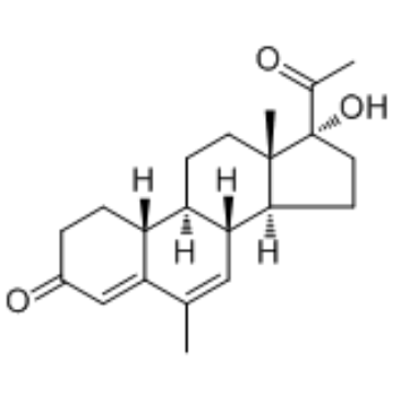 诺美孕酮 结构式