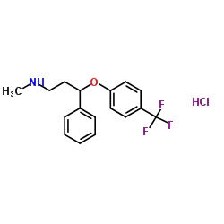 盐酸氟西汀 结构式