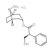 莨菪鹼鹽酸鹽 结构式