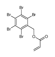 聚(五溴苄基丙烯酸酯) 结构式