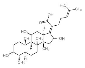 16-表-脱乙酰基夫西地酸 结构式