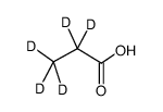 丙酸-D5 结构式