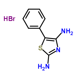 Diamino-5-phenylthiazole Hydrobromide 结构式