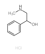 N-甲基苯乙醇胺盐酸盐 结构式