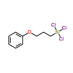 3-苯氧基丙基三氯硅烷 结构式