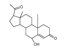 6-羟基孕酮 结构式