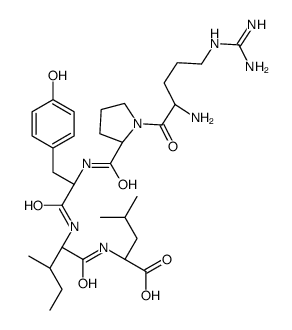 神经降压素(9-13) 结构式