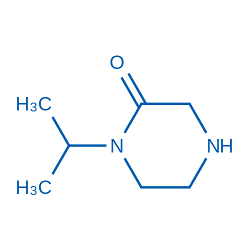 1-异丙基哌嗪-2-酮 结构式