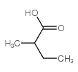 DL-2-甲基丁酸 结构式