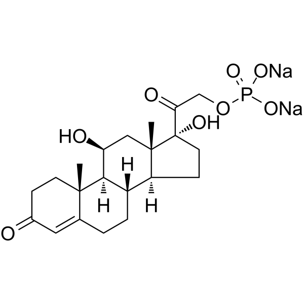 Hydrocortisone phosphate sodium 结构式