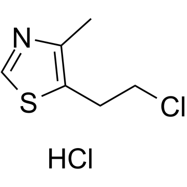 氯美噻唑盐酸盐 结构式