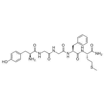 化合物[Met5]-Enkephalin, amide 结构式