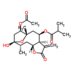 1-乙酰基掬万寿局素 A 结构式