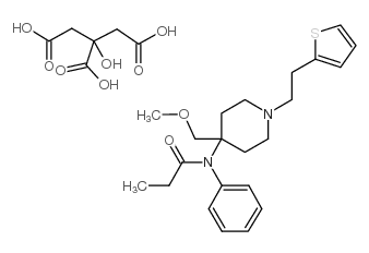柠檬酸舒芬太尼 结构式