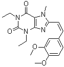 (Z)-伊曲茶碱 结构式