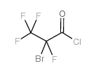 2-溴-2,3,3,3-四氟丙酰氯 结构式