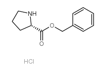 L-脯氨酸苄酯盐酸盐 结构式