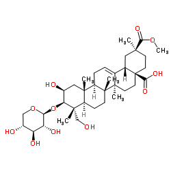美商陆皂苷B 结构式