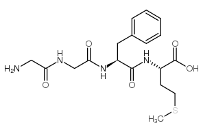 去酪氨酸1-甲硫氨酸脑啡肽 结构式