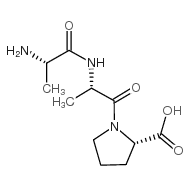 L-丙氨酰-L-丙氨酰-L-脯氨酸 结构式