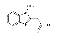 N-甲基-2-苯并咪唑硫代乙酰胺 结构式