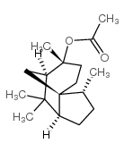 八氢-3,6,8,8-四甲基-1H-3A,7-亚甲基甘菊环-6-醇乙酸酯 结构式