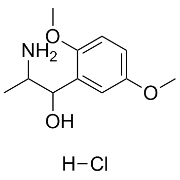 盐酸甲氧明 结构式