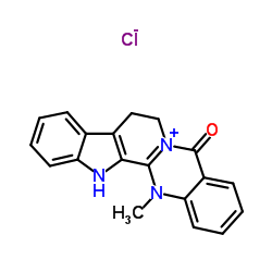 氯化去氢吴茱萸碱 结构式
