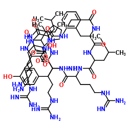 [D-精氨酸6]-强啡肽A(1-13) 结构式