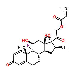 Betamethasone 21-Propionate 结构式