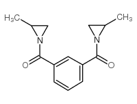 1,1'-(1,3-苯二甲酰)双(2-甲基-氮丙啶) 结构式