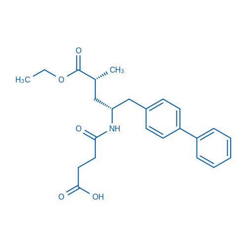 4-((rel-(2R,4R)-1-([1,1'-联苯]-4-基)-5-乙氧基-4-甲基-5-氧代戊烷-2-基)氨基)-4-氧代丁酸 结构式