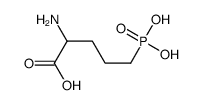 DL-2-氨基-5-膦酰戊酸 结构式
