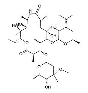 9A-氮杂-9A-高红霉素A 结构式