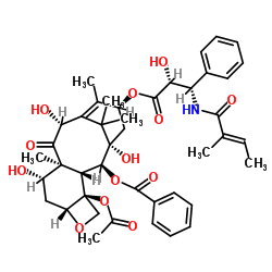 10-去乙酰紫杉醇-B 结构式