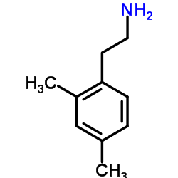 2,4-二甲基苯乙胺 结构式