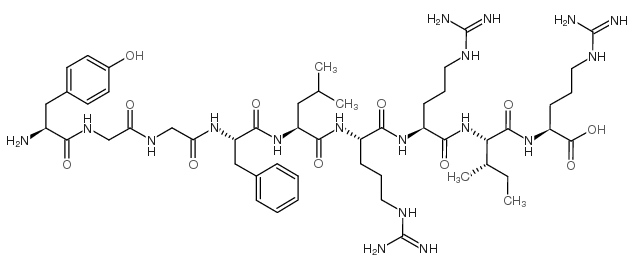 强啡肽1～9片段 结构式