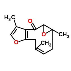 蓬莪术环氧酮 结构式