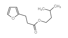 3-(2-呋喃基)丙酸3-甲基丁酯 结构式