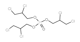 磷酸三(2,3-二氯丙基)酯 结构式