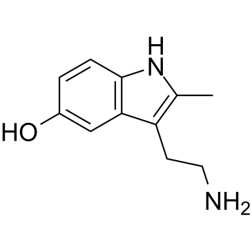 2-甲基-5-羟基色胺 结构式