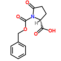 Cbz-D-焦谷氨酸 结构式