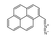 1-芘基二氮杂甲烷 结构式