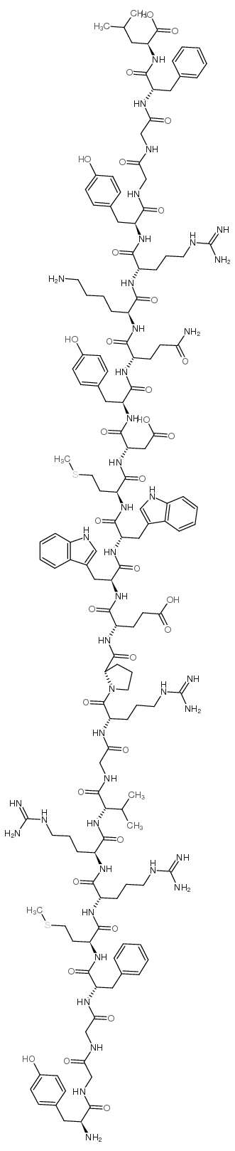 脯氨酰脑啡肽E 结构式