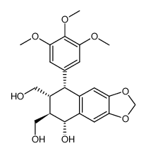 鬼臼毒醇 结构式