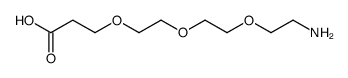 试剂Amino-PEG3-C2-acid 结构式